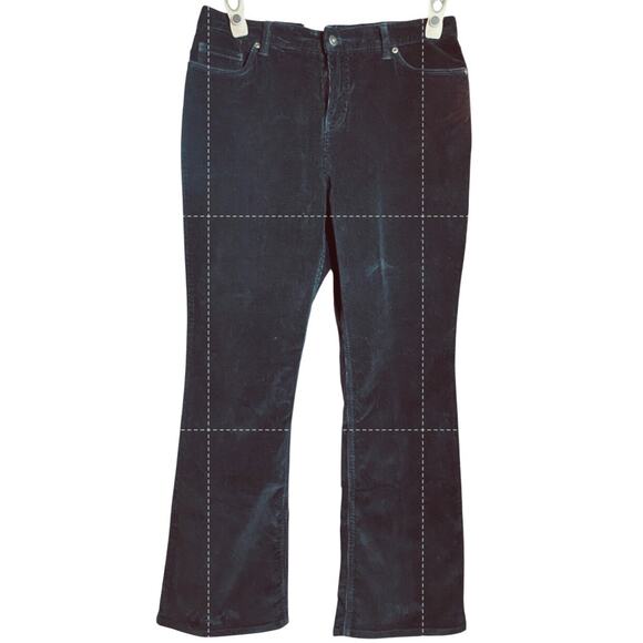 Sonoma Life + Style Womens 12 Short Original Fit Black Corduroy Boot Cut Pants. - Picture 7 of 7